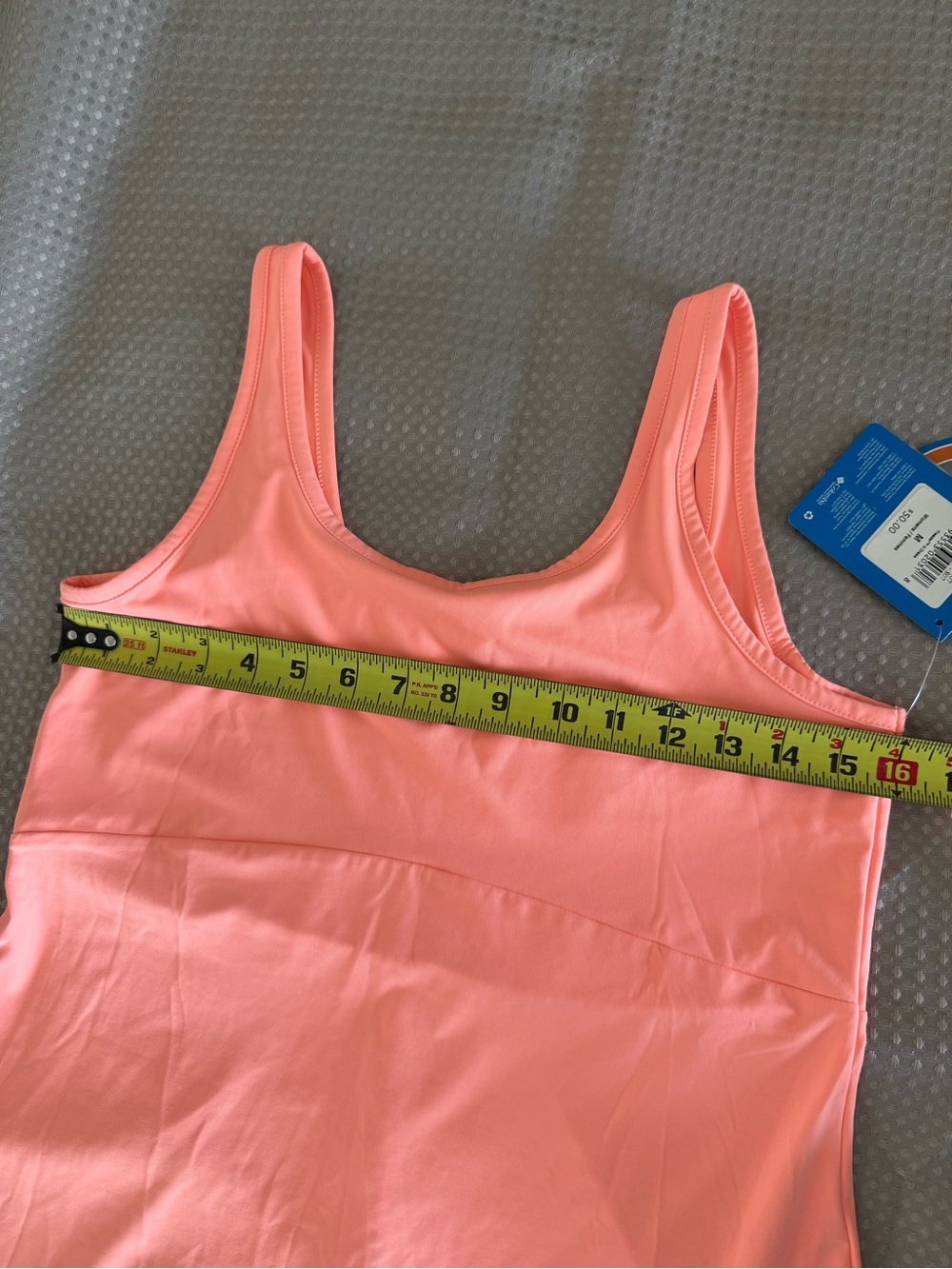Sleeveless Coral Midi Dress - Lightweight Summer Staple Columbia Tank Dress Med - Picture 7 of 10